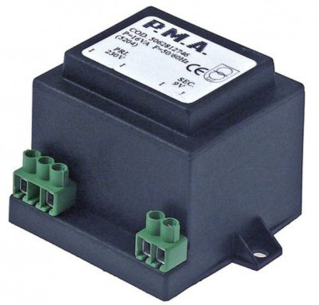 Трансформатор 16ВА вторичный 17А присоединение винтовое соединение 50Гц