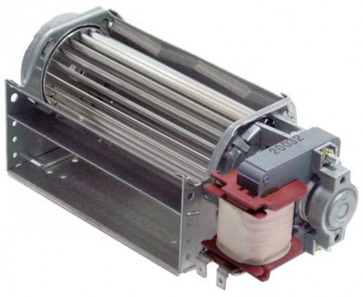 Вентилятор с поперечным потоком 17Вт мотор справа ø валка 45мм Д валка 120мм 0 до +60°C