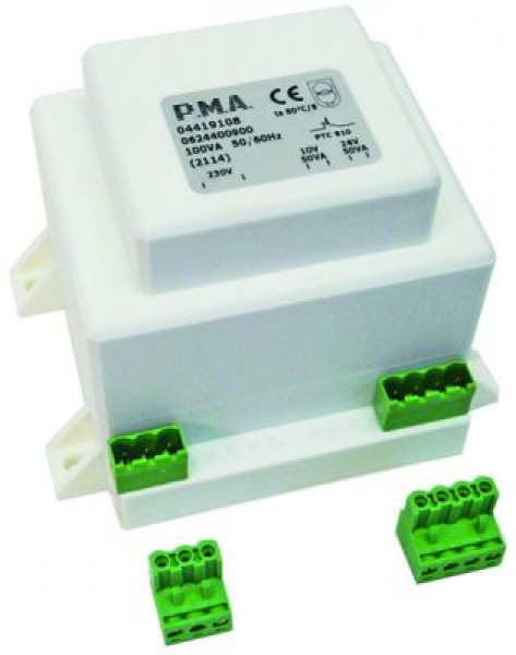 Трансформатор 100ВА первичное 230В вторичное 10-24В