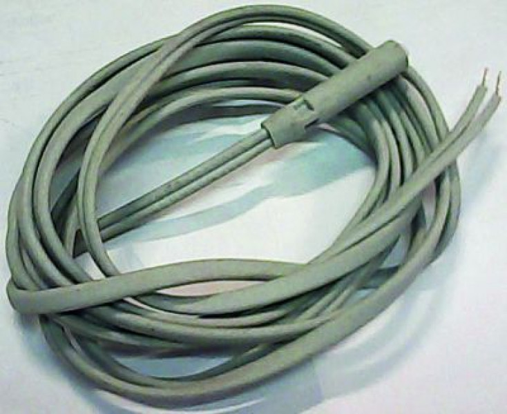 Датчик NTC 10kOhm -40 до +120°C длина кабеля 15м Д датчик 30мм ø датчик 6мм TPE