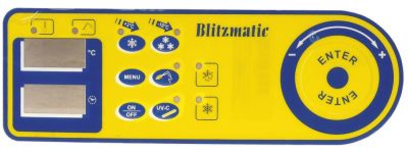Клавиатура плёночная Д 240мм Ш 80мм жёлт.
