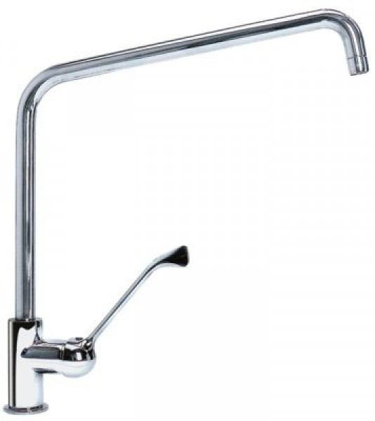 Кран-смеситель однорычажный моноблочный арматура одно отверстие