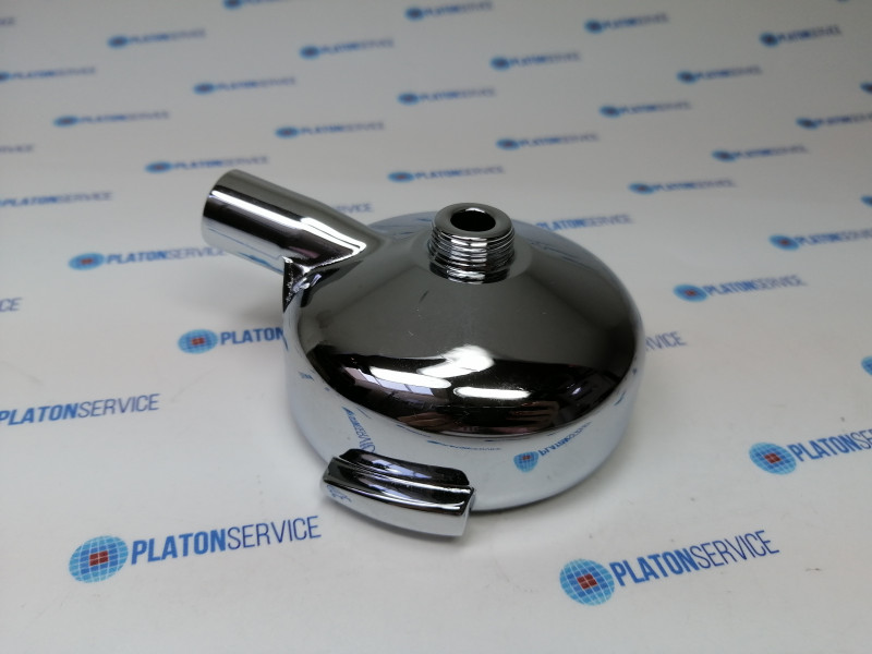 Портафильтр хромированная латунь внутр.ø 62мм выпускное отверстие M16x1 рукоятка M10x1,5