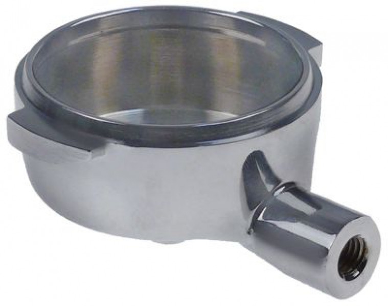 Портафильтр хромированная латунь внутр.ø 62мм выпускное отверстие M16x1 рукоятка M10x1,5