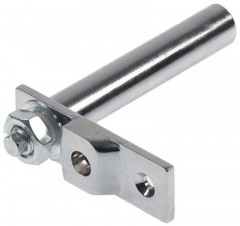 Петли пружинные хромированная сталь В 106мм Д 75мм Ш 23мм шаг крепления 25мм справа/слева