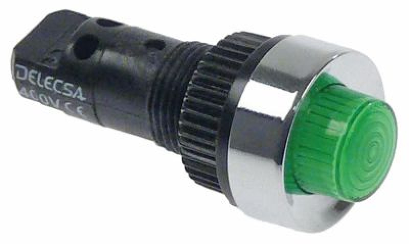 Лампочка сигнальная ø 13мм 400В зелён. присоединение винтовое соединение