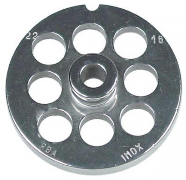 Диск с отверстиями нержавеющая сталь ø 82мм ø отверстия 16мм размер 22 со ступицей