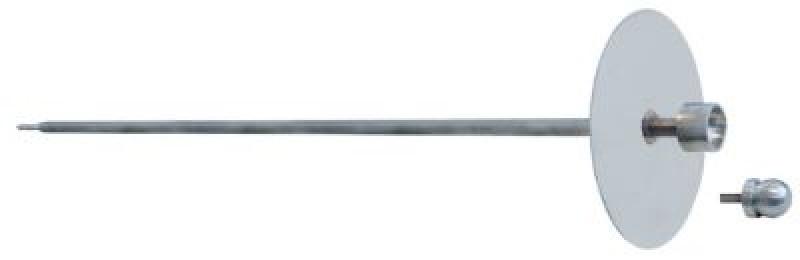 Шампур ø 210мм Д 715мм с тарелкой размер 12x12мм для греческого гирос-гриля