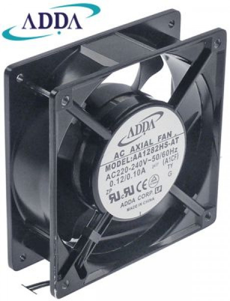 Вентилятор осевой  230 В перем. тока 17/15Вт Д 119мм Ш 119мм В 38мм