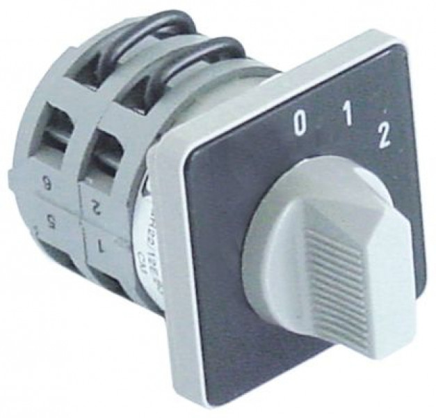 Выключатель поворотный 16А ø ось 6x6мм длина оси 235мм присоединение винтовое соединение