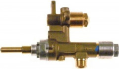 Кран газовый МЖ 5мм вход для газа M12x1 (ø труба 8 мм)