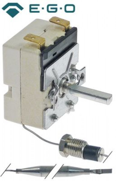 Термостат темп. макс. 120°C 1-полярн. 1NO 16А ø датчик 6мм Д датчик 95мм