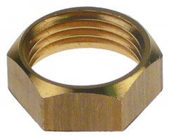 Гайка резьба 1/2" латунь В 91мм ширина зева ключа 23