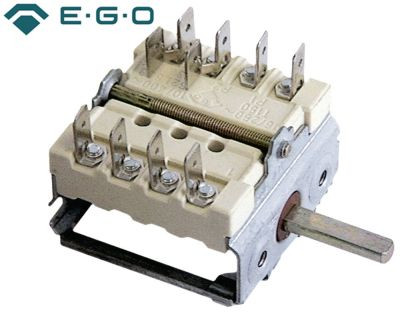 Выключатель кулачковый 16А последовательность включения 0-1 ø ось 6x4,6мм