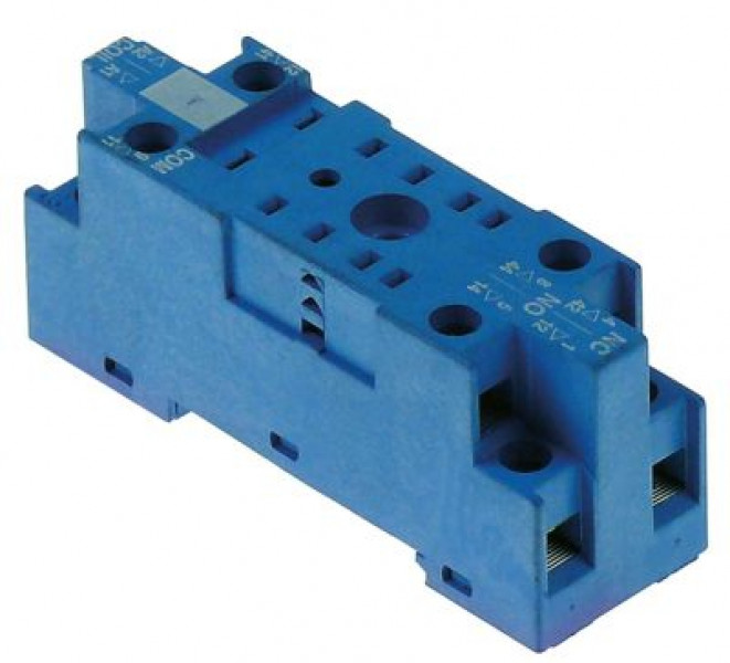 Цоколь реле 250В Ш 23мм 2-полярн. 10А напряжение переменный ток