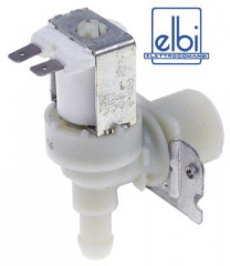 Клапан электромагнитный одинарн. углов. пластмасса темп. макс. 90°C вход 3/4" 220-240 В перем. тока