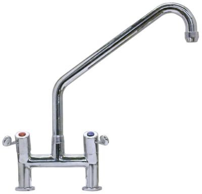 Кран-смеситель двухчастный GEV GASTROTOP PREMIUM арматура два отверстия верхняя керамическая часть