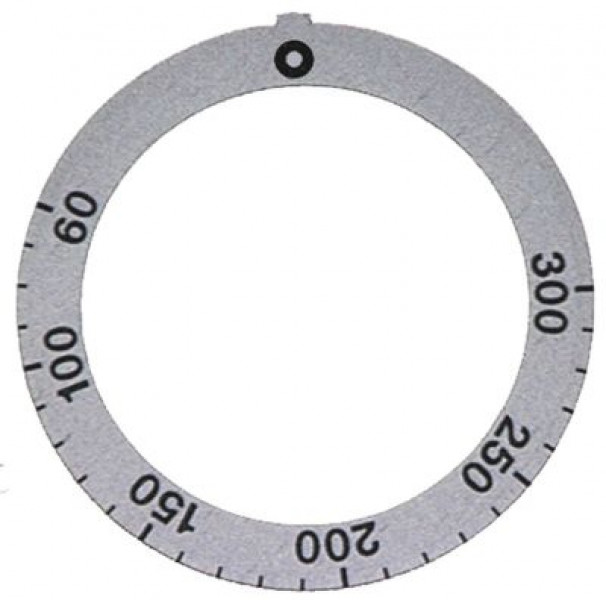 Маркировка регулировочной ручки термостат темп. макс. 300°C 60-300°C внутр.ø 455мм