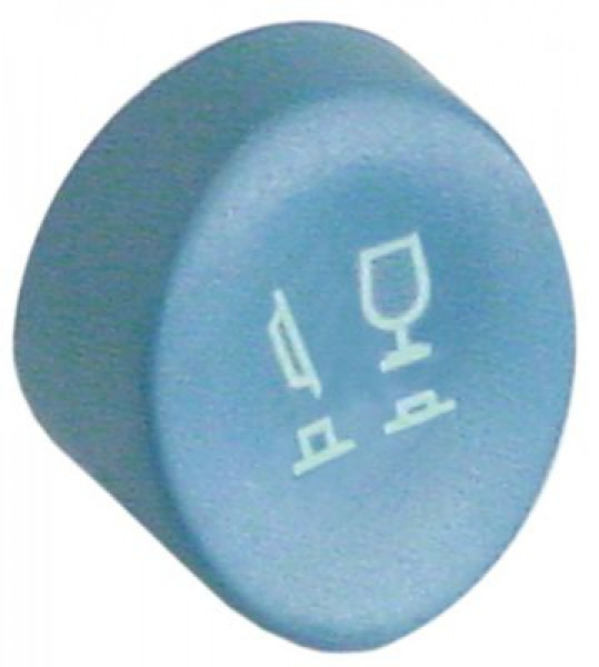 Выключатель нажимной кнопочный серо-голуб. программа