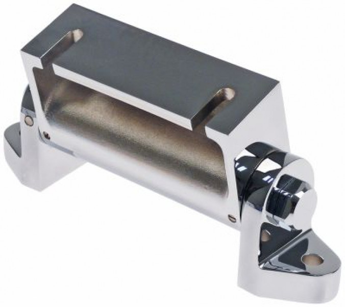 Шарник вращающийся закрытый хромированная латунь ø отверстия 11мм шаг крепления 198мм тип 6910.81