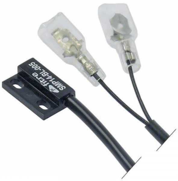 Выключатель электромагнитный 100В 5А присоединение F 6,3 длина провода 350мм Д 23мм