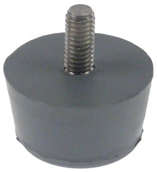 Ножка приборная резьба M6 резина В 30мм размер - Д резьбы 13мм кол-во в уп-вке 1штук