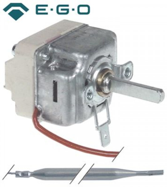Термостат темп. макс. 180°C 1-полярн. 1NO 16А ø датчик 6мм Д датчик 130мм