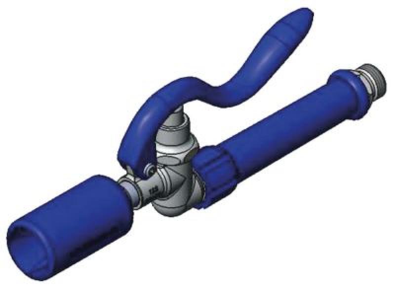 Душ ручной присоединение 1/2″ внешн. резьба Blue T&S серия Low Flow при 3 барах 37л/мин