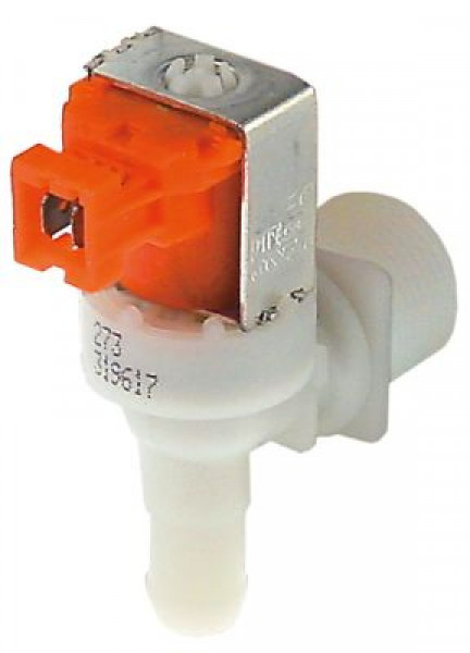 Клапан электромагнитный одинарн. углов. пластмасса темп. макс. 90°C вход 3/4" 230 В перем. тока