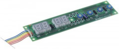 Плата печатная клавиатурная Д 165мм Ш 38мм с цифровым индикатором кнопки 4