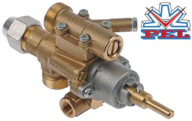 Кран газовый тип 22S/O МЖ 0мм вход для газа M20x1,5 (труба-ø 12 мм)