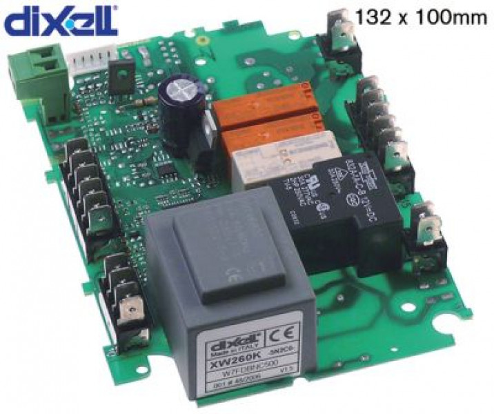 Плата печатная силового модуля 230В мм 90x83мм NTC выходы реле 4 XW260K-5N0C0  -  -  -  -  -  - NTC