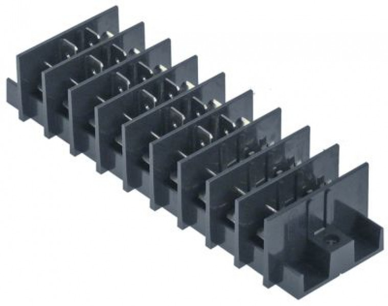 Клемма присоединение F6,3/F6,3 9-полярн. терм.стой-сть 90°C макс. 450В макс. 20А