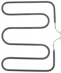 Элемент нагревательный  800Вт 230В Д 180мм Ш1 40мм Ш2 90мм присоединение M4 труба ø  65мм В 20мм