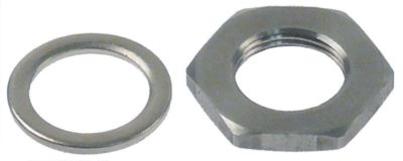 Гайка нержавеющая сталь M14x1 ширина зева ключа 22 с уплотнителем для пароконвектоматов