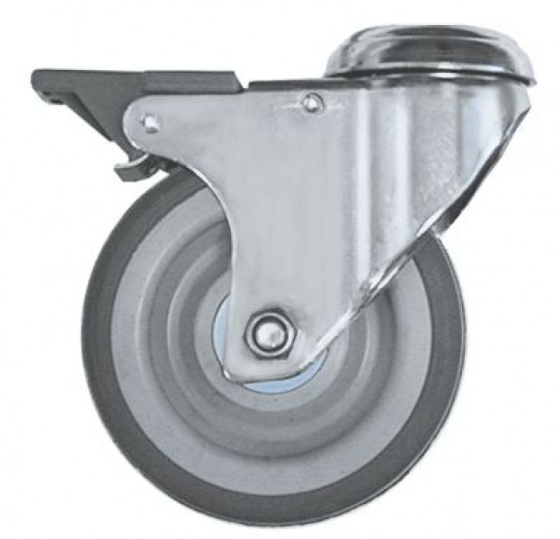 Ролик направляющий отверстие под винт В 159мм с абсолютным фиксатором отверстие ø 12мм ø 125мм