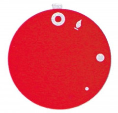 Маркировка регулировочной ручки газ.кран PEL21/22/23 красн. внеш. ø 45мм