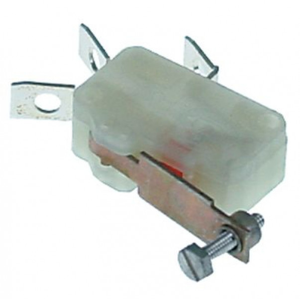 Микровключатель приводится в действие при помощи рычага 250В 10А