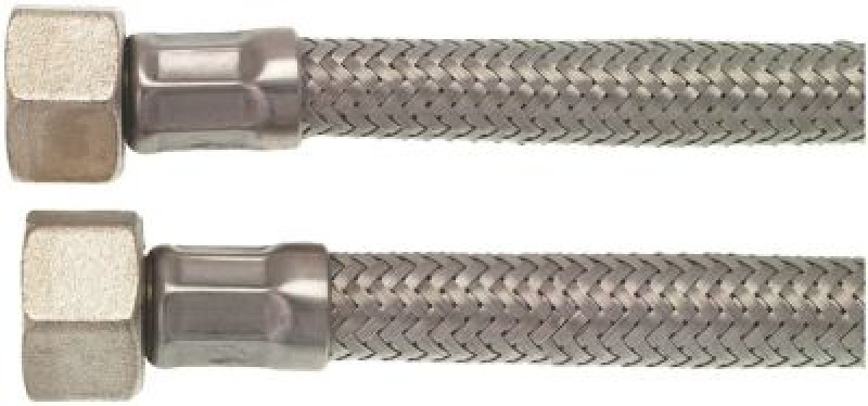 Шланг гибкий оплётка из хромоникелевой стали прям.-прям. соединения 3/8"