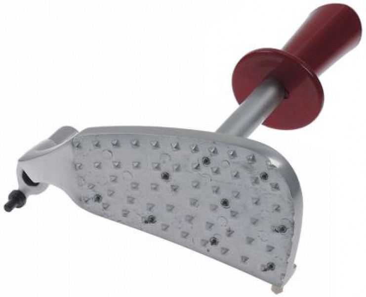 Задерживатель остатков еды красн. Д 220мм ø отверстия 14мм с ручкой