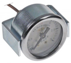 Манометр присоединение сзади резьба 1/8" ø 41мм с капиллярной трубкой пар маркировка 15