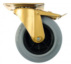 Ролик направляющий с абсолютным фиксатором ø 160мм корпус бронза