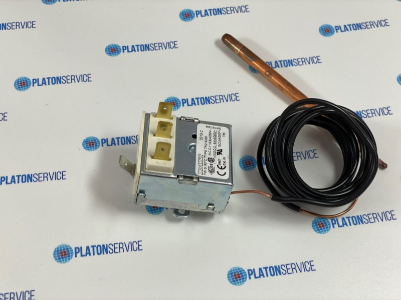 Термостат темп. макс. 90°C 1-полярн. 1CO 16А ø датчик 65мм Д датчик 95мм