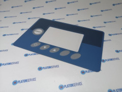 Клавиатура плёночная Д 200мм Ш 135мм голуб. кнопки 6 посудомоечная машина