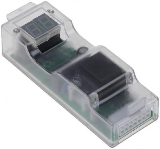 Плата печатная Д 135мм Ш 48мм с дисплеем кофемашина 230В для прибора COFFEE QUEEN