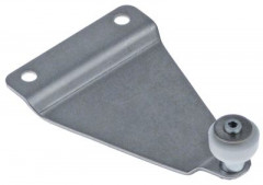 Колёсико ø ролики 16мм Ш1 7мм StVz/керамика В 6мм Д 83мм шаг крепления 75мм с держателем