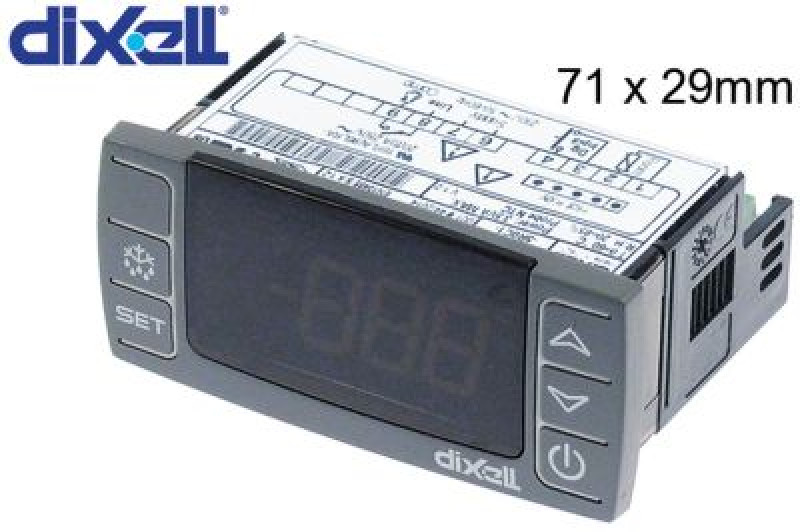 Регулятор электронный 230В мм 71x29мм NTC выходы реле 1 XR02CX-5N0C1