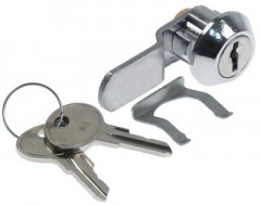 Цилиндр замка резьба M6 угол поворота 90° изогнут. длина затвора 45мм ширина затвора 13мм