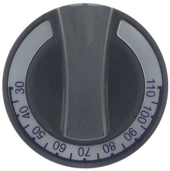 Рукоятка регулировочная термостат темп. макс. 110°C ø 60мм ø ось 6x4,6мм срез сверху