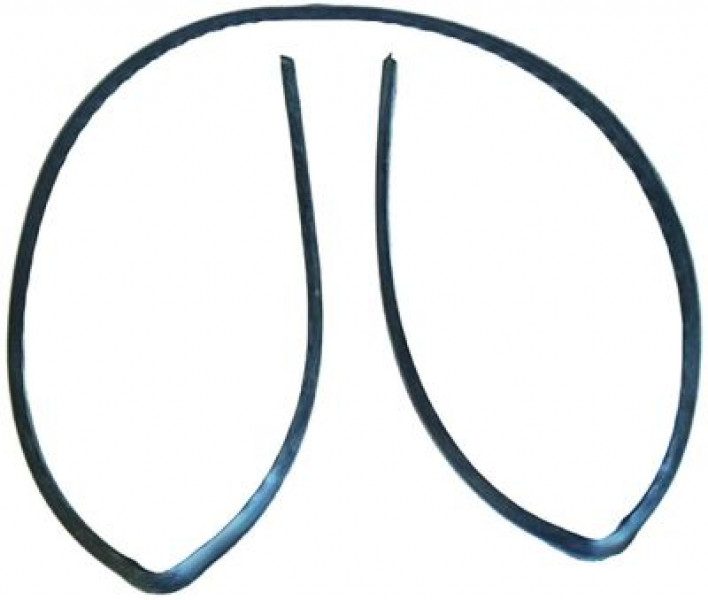 Уплотнитель дверной Ш 840мм В 285мм 3-сторон. для прибора JUMBO с крепёжными крючками